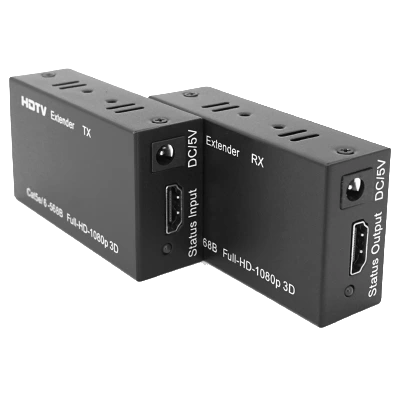 HDMI по UTP кабелю з управлінням до 60м Одноканальний активний подовжувач - Зображення 3