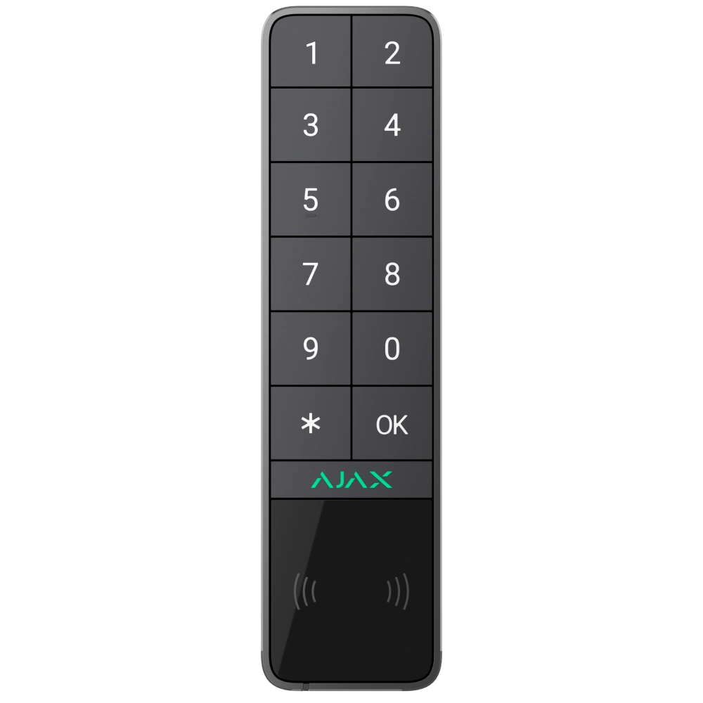 Ajax Keypad Outdoor graphite Бездротова клавіатура
