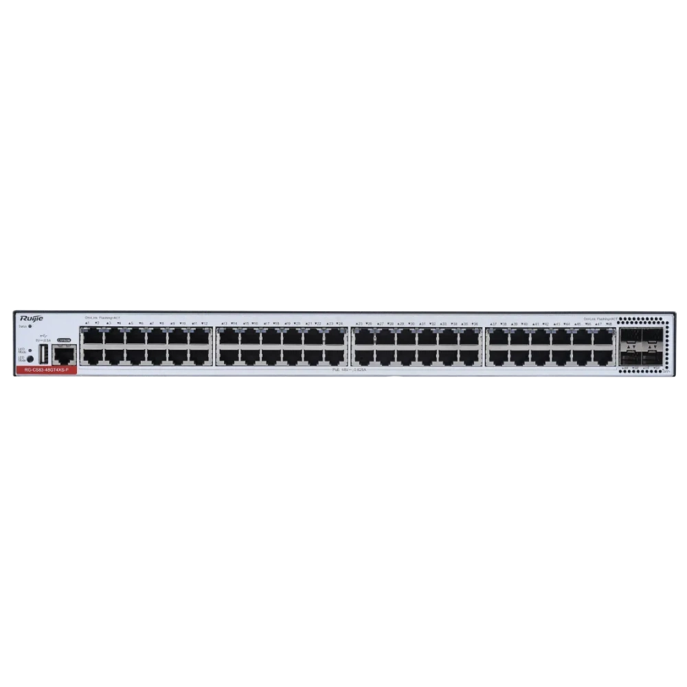 Ruijie RG-CS83-48GT4XS-P L3 POE Комутатор 48 портів керований