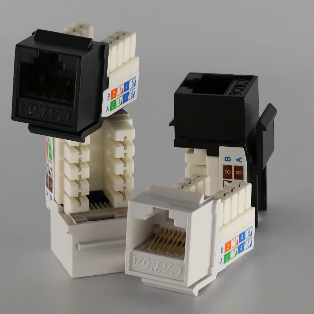 KeyStone RJ45 UTP, кат. 5e, 6, 6a, 110, Slim, W -16.6 мм Модуль - Зображення 4