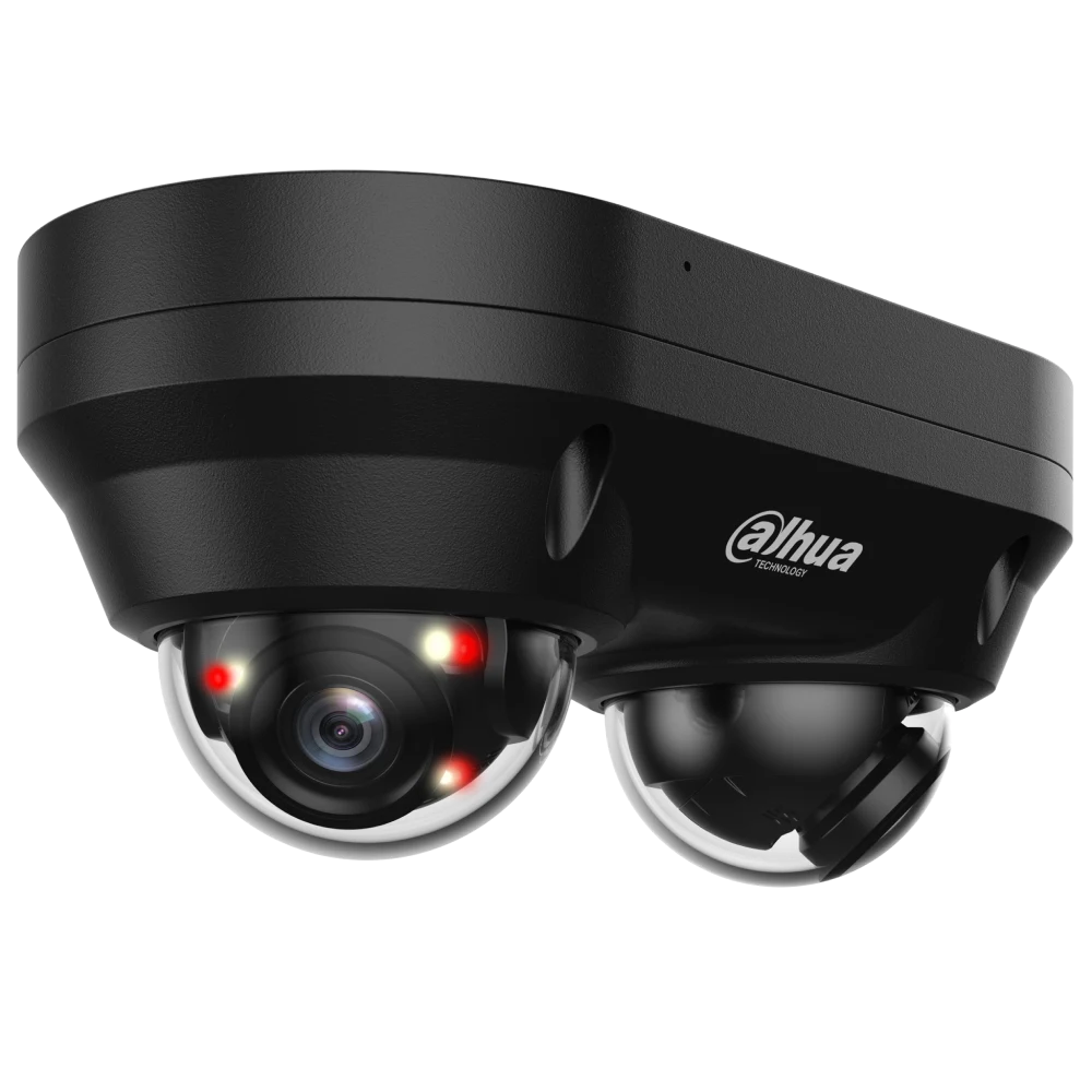 DH-IPC-HDBW2449F-AS-E2-IL-Black 2x4МП IP відеокамера Dahua - Зображення 2