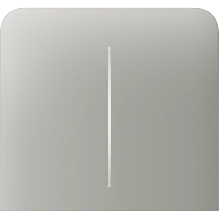 Ajax SideButton (2-gang) vertical [55] ASP oyster Кнопка