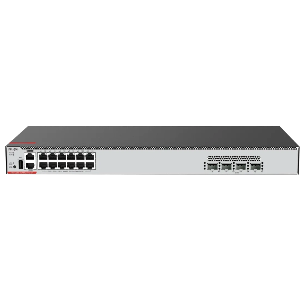 Ruijie RG-CS86-12XMG4VS-UP L3 POE Комутатор 12 портів керований