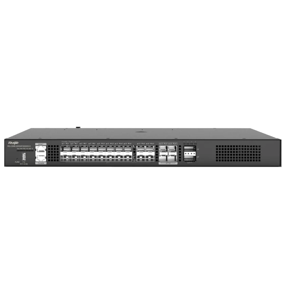 Ruijie RG-CS86-20XS4VS2QXS-D 10GE Комутатор 26 портів керований