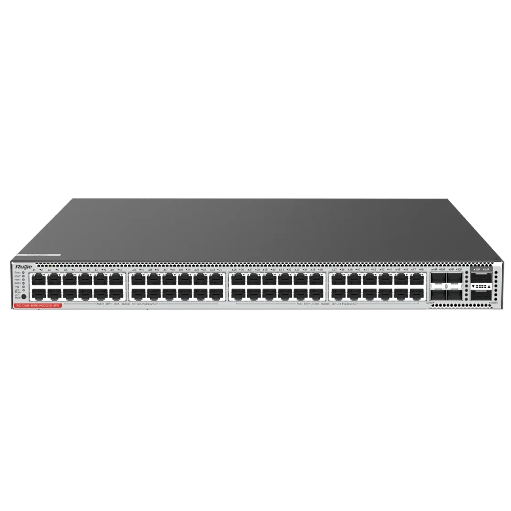 Ruijie RG-CS86-48MG4VS2QXS-UPD POE Full 1GE/2.5GE/5GE Комутатор 24 порти керований