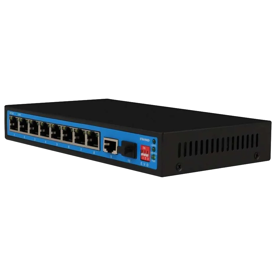 Ewind EW-S1910CFG-DP PoE Комутатор 10 портів некерований - Зображення 3