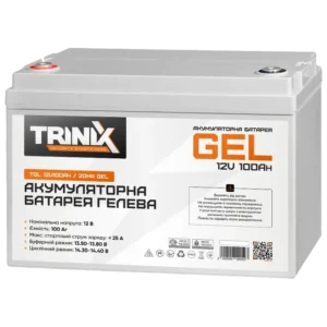 Trinix TGL12V100Ah/20Hr Акумулятор 12В 100А/год гелевий