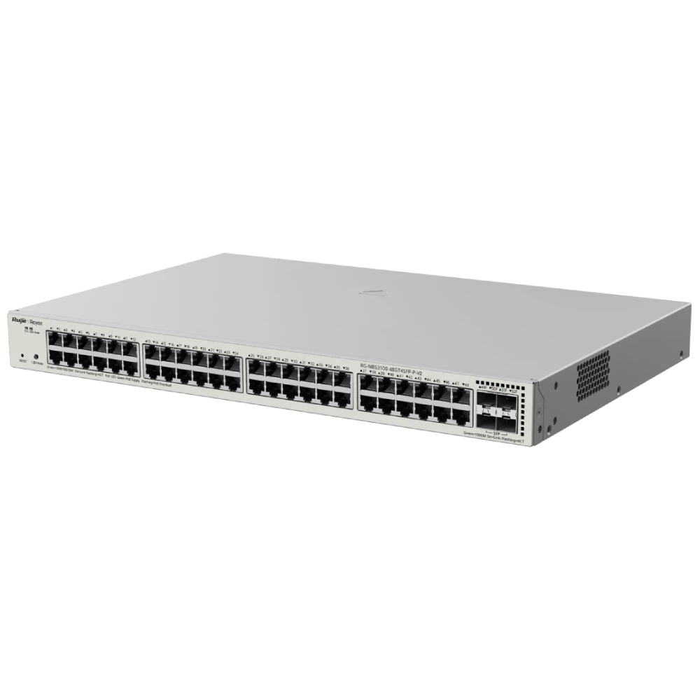 Ruijie Reyee RG-NBS3100-48GT4SFP-P-V2 Комутатор 48 портів керований - Зображення 3