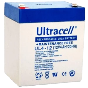Ultracell UL4-12 AGM 12В 4 А•г Акумуляторна батарея