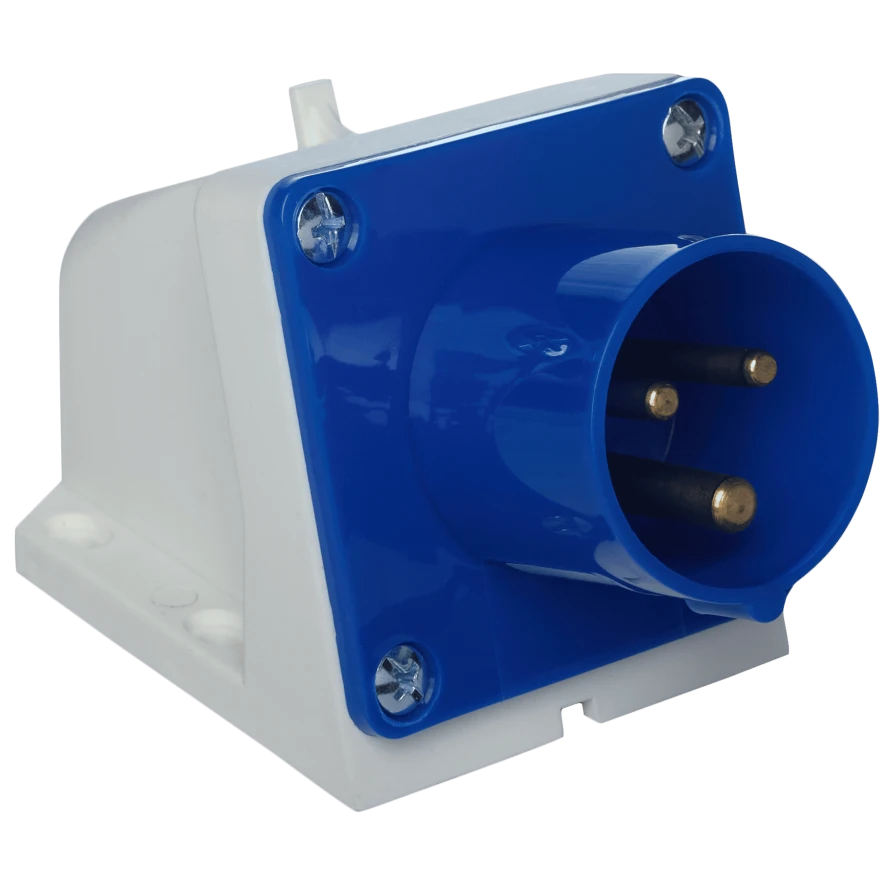 UEA 513 16А 220В 2Р+Е IP44 Розетка стаціонарна настінна