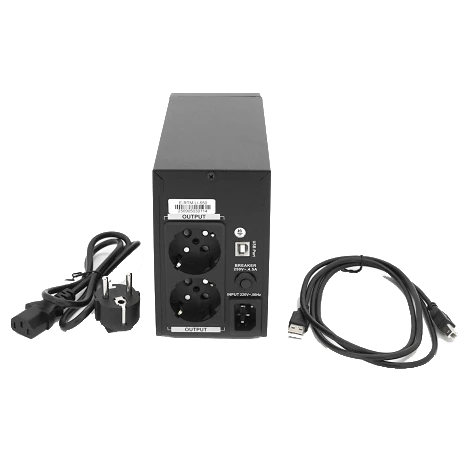 Ritar E-RTM-LI-550 330Вт AVR 2xSCHUKO Джерело безперебійного живлення - Зображення 3