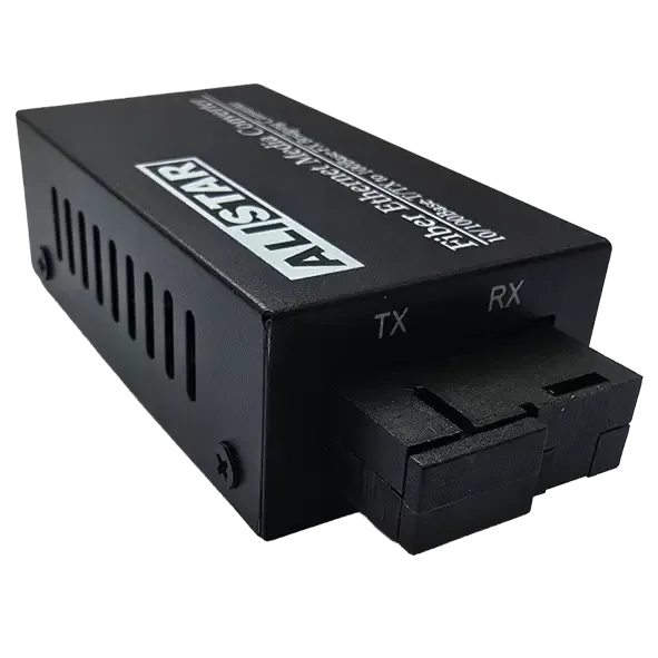 100BASE-FX 1SM WDM SC 20KM TX1550/RX1310nm Медіаконвертор mini - Зображення 3