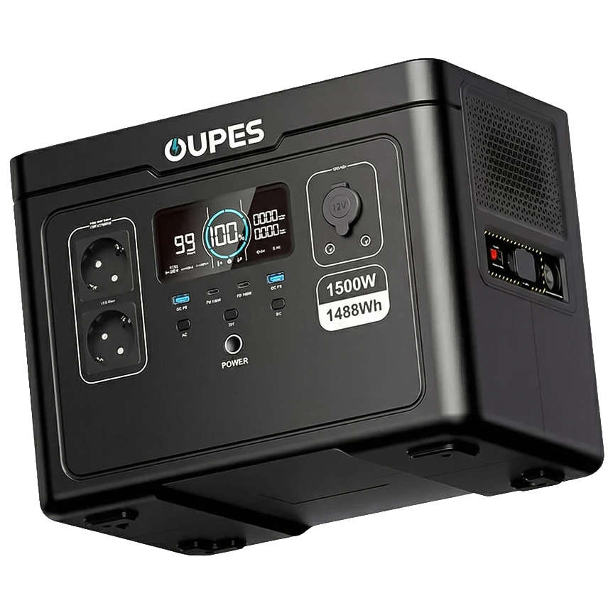 OUPES S015 1500Вт LiFePO4 1488Вт•г Портативна зарядна станція - Зображення 3