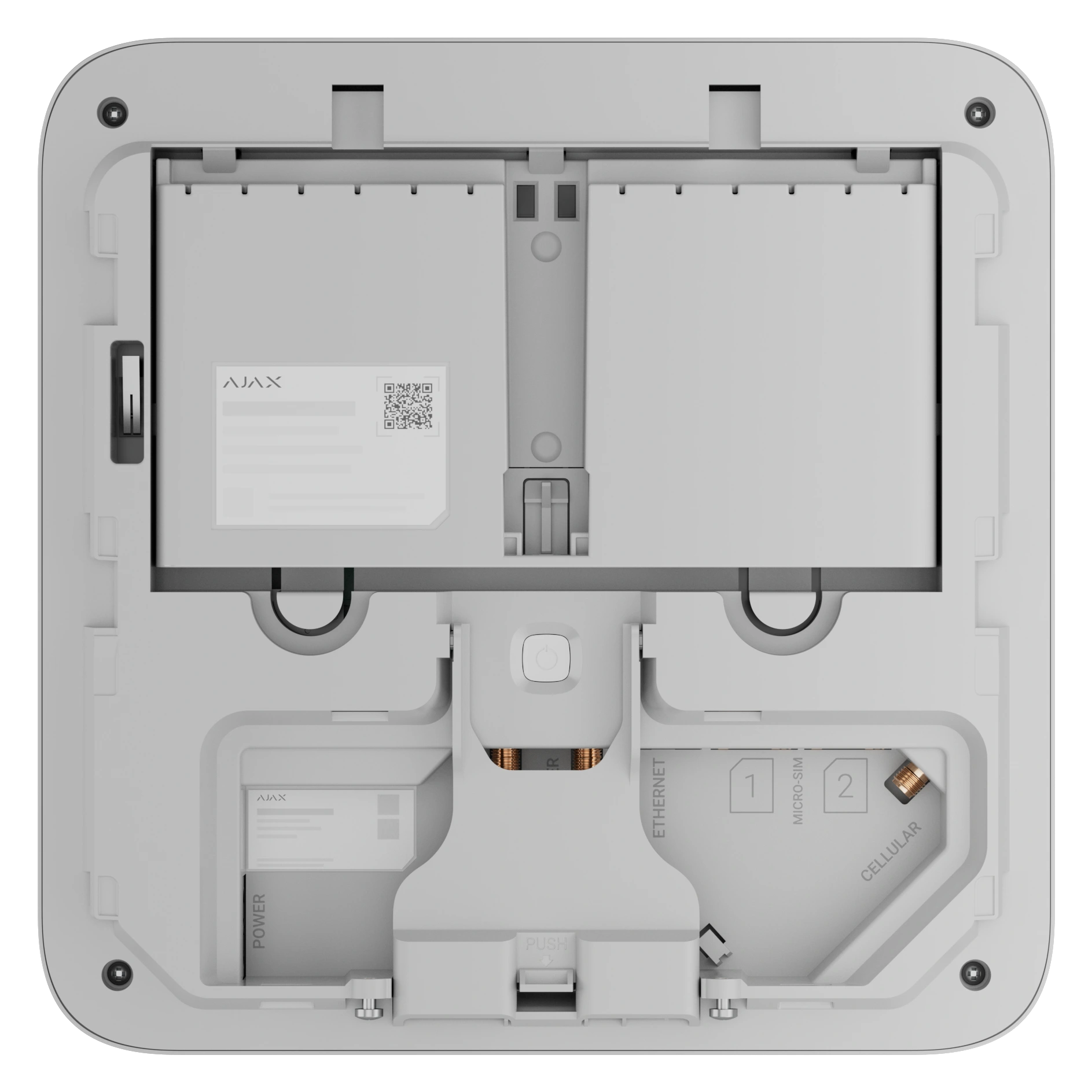 Охоронна централь Ajax Superior Hub (3G) white Jeweller - Зображення 6