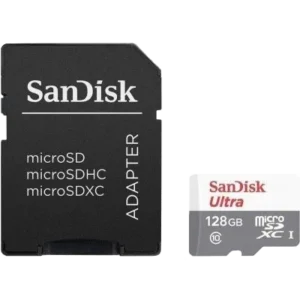 SANDISK Ultra microSDXC 128GB + SD Adapter Class 10 UHS-I Карта пам'яті