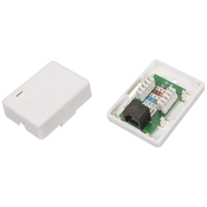 EServer 1хRJ45 UTP CAT5e Розетка комп'ютерна одинарна