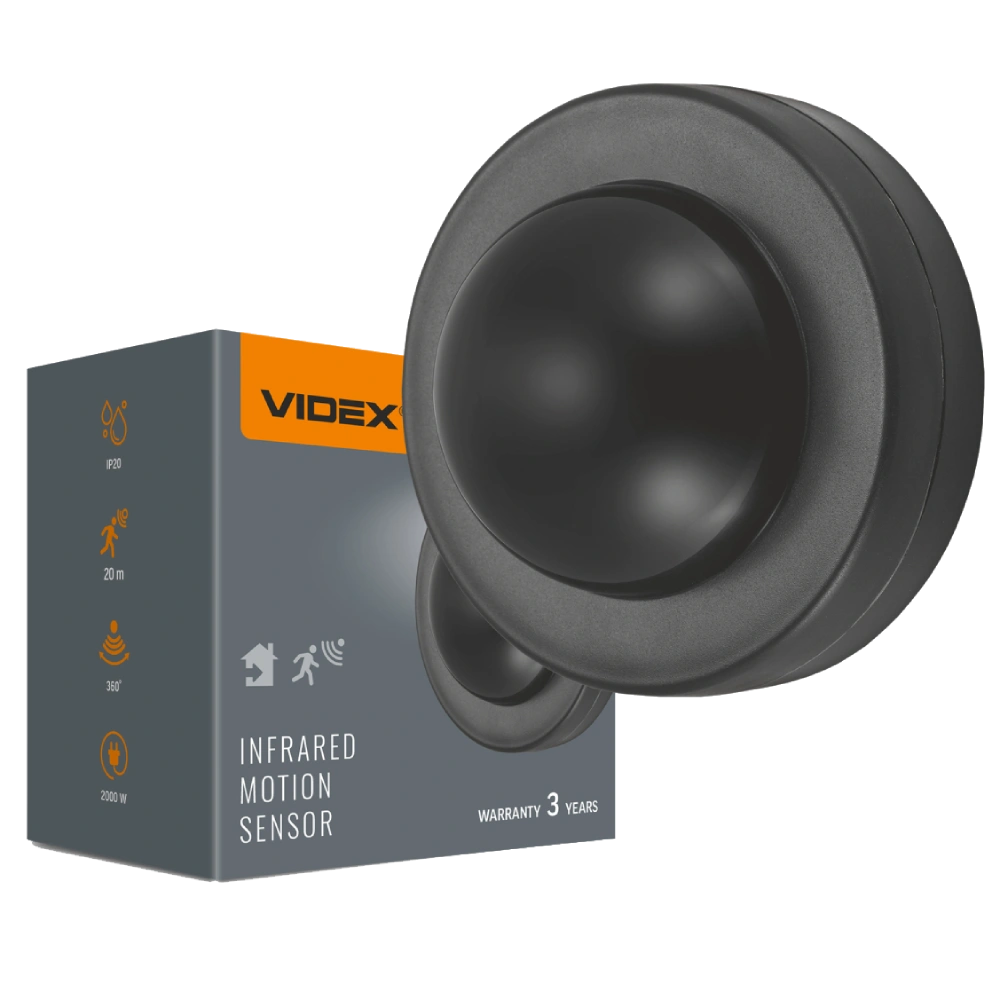 VIDEX VL-SPC46B 2000Вт IP20 Датчик руху та освітленості