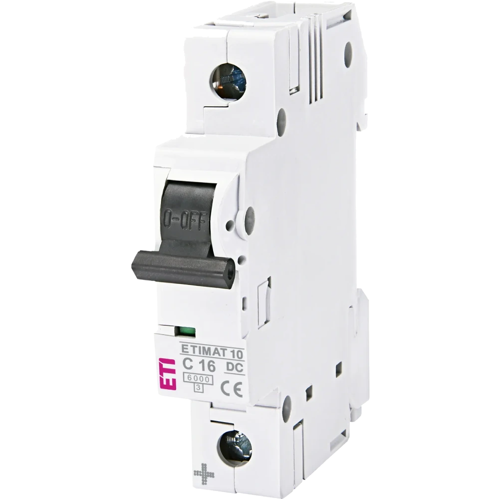 ЕТІ ETIMAT 10 DC 1p C 16A (6 kA) Автоматичний вимикач