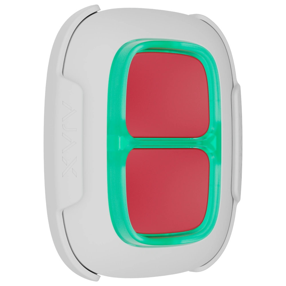 Тривожна кнопка Ajax Superior DoubleButton G3 Jeweller white - Зображення 3
