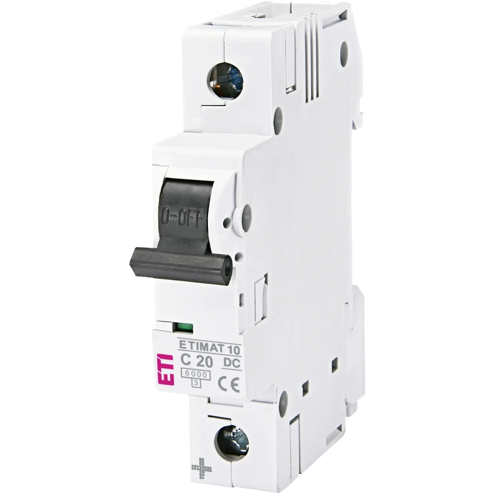 ЕТІ ETIMAT 10 DC 1p C 20A (6 kA) Автоматичний вимикач