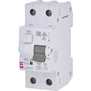 ЕТІ KZS-2M C 16/0.03 10kA Дифавтомат