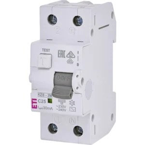 ЕТІ KZS-2M C 25/0.03 10kA Дифавтомат