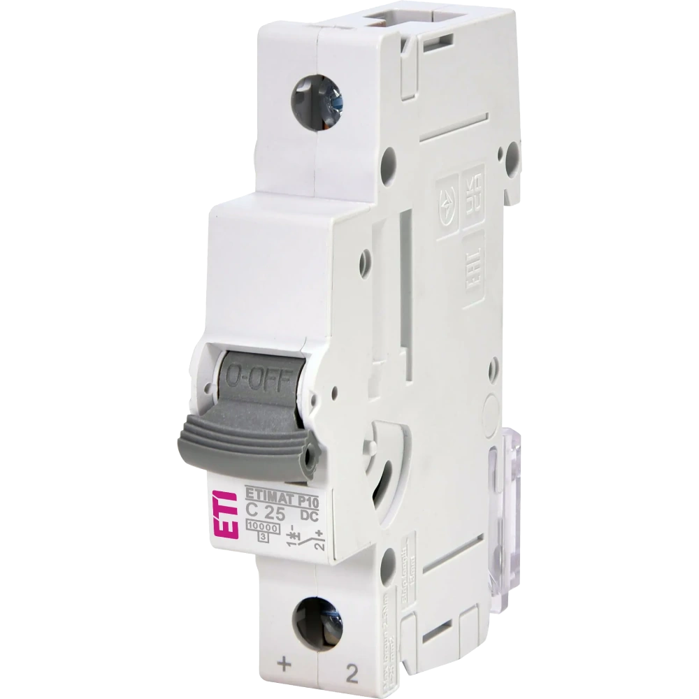 ЕТІ ETIMAT P10-DC 1p C25 (10 kA) Автоматичний вимикач