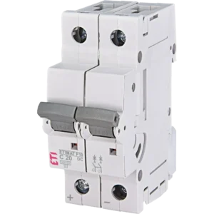 ЕТІ ETIMAT P10-DC 2p C20 (10 kA) Автоматичний вимикач