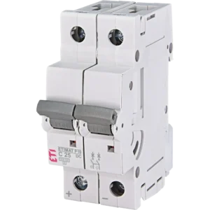 ЕТІ ETIMAT P10-DC 2p C25 (10 kA) Автоматичний вимикач