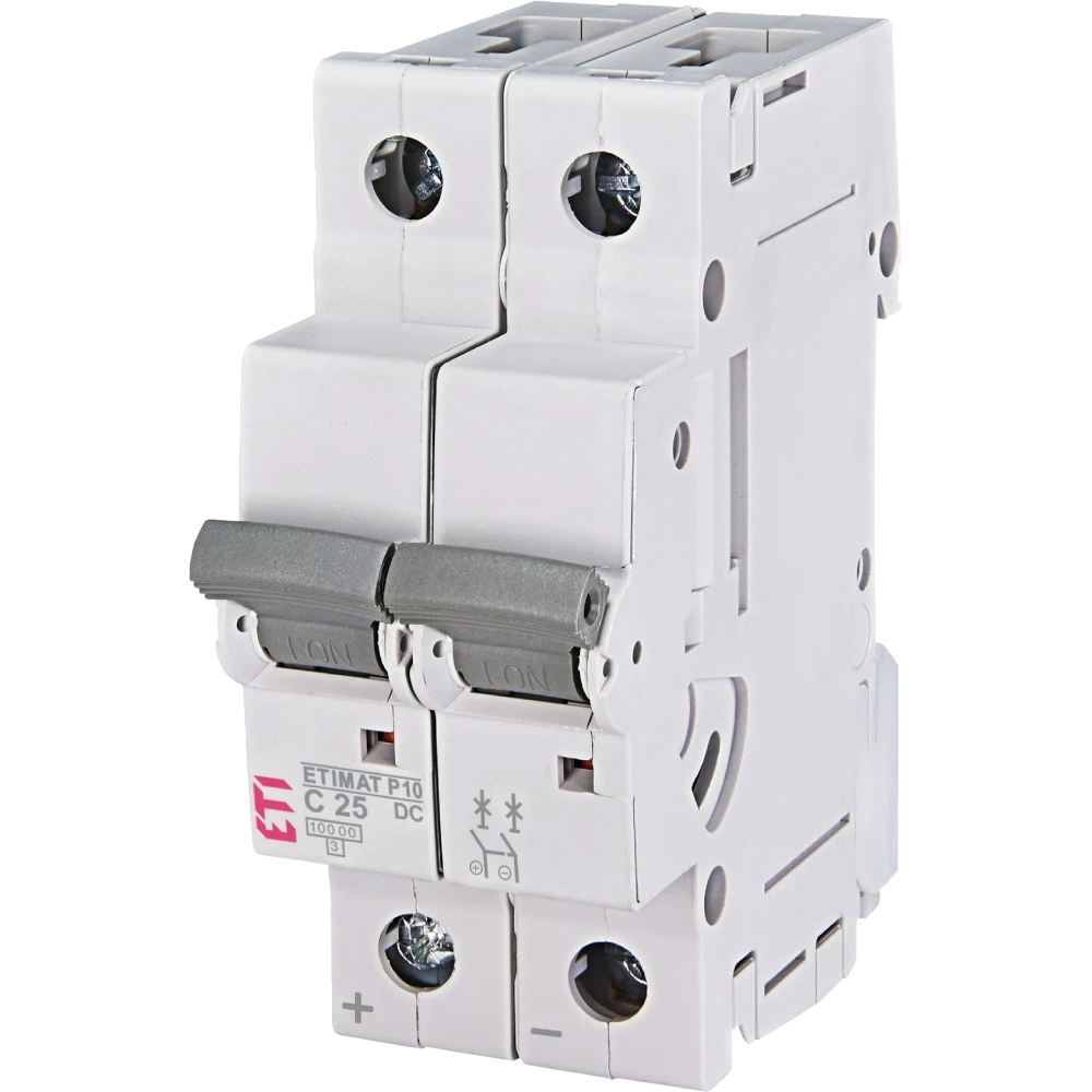 ЕТІ ETIMAT P10-DC 2p C25 (10 kA) Автоматичний вимикач