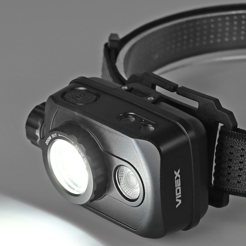 VIDEX VLF-H047Z 1000Lm IP65 Налобний ліхтарик - Зображення 9