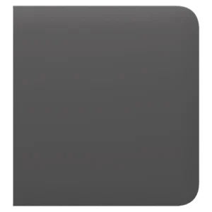 Ajax SideButton (1-gang/2-way) [55] grey Кнопка