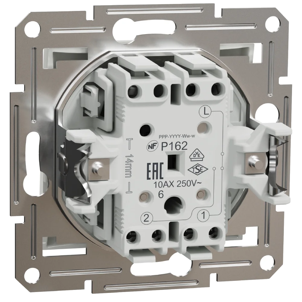 Schneider Electric EPH0470121 Asfora Перемикач прохідний 1-клавішний