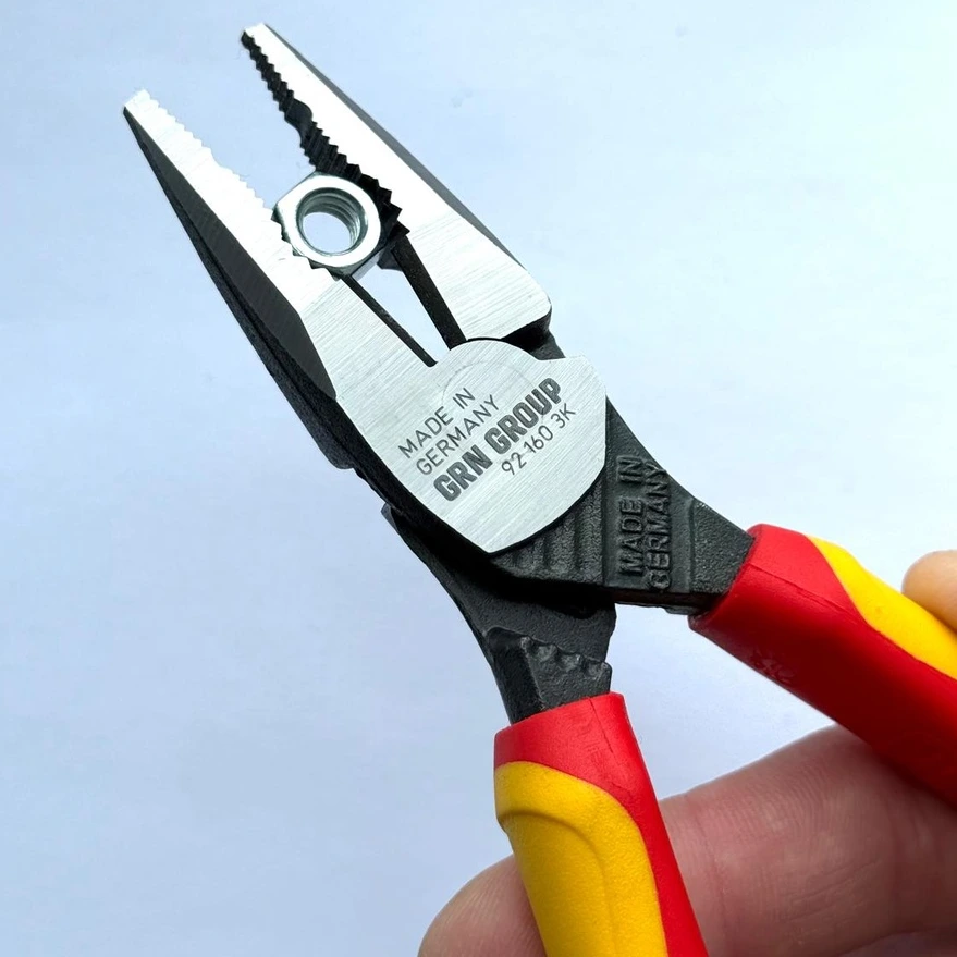 GRN-GROUP CONSTRUCTOR 160мм 90 160 3K Пасатижі силові потоншені - Зображення 3
