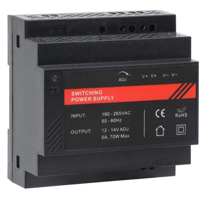 DR12060-02 12V/5A Блок живлення на DIN рейку