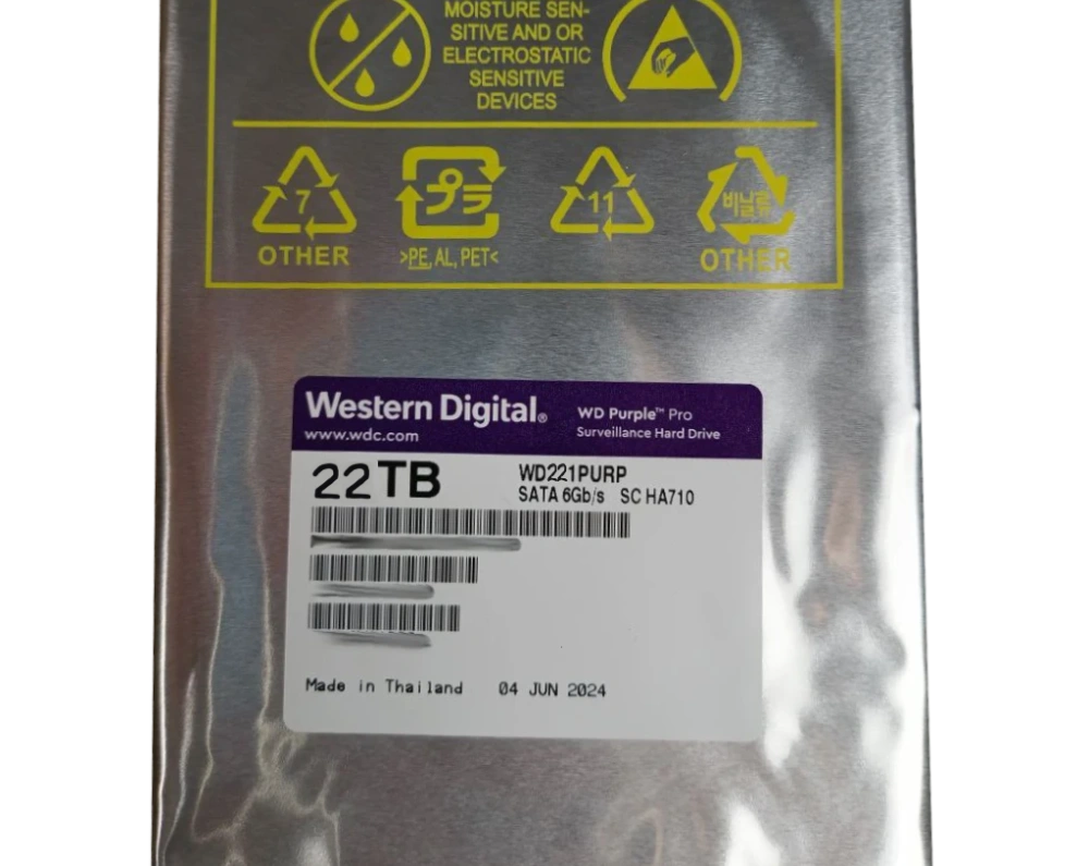 Western Digital Purple Pro WD221PURP 22Тб Жорсткий диск внутрішній