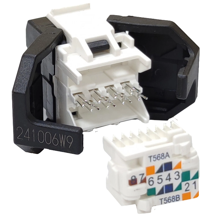 Corning Модуль Keystone UTP RJ45 кат. 6, чорний - Зображення 3