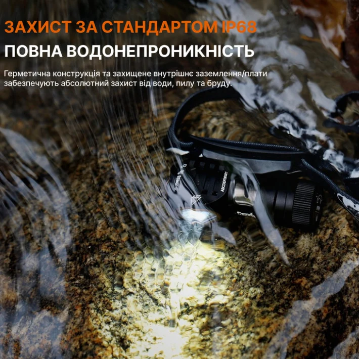 Fenix HM53R Ліхтар налобний чорний - Зображення 5