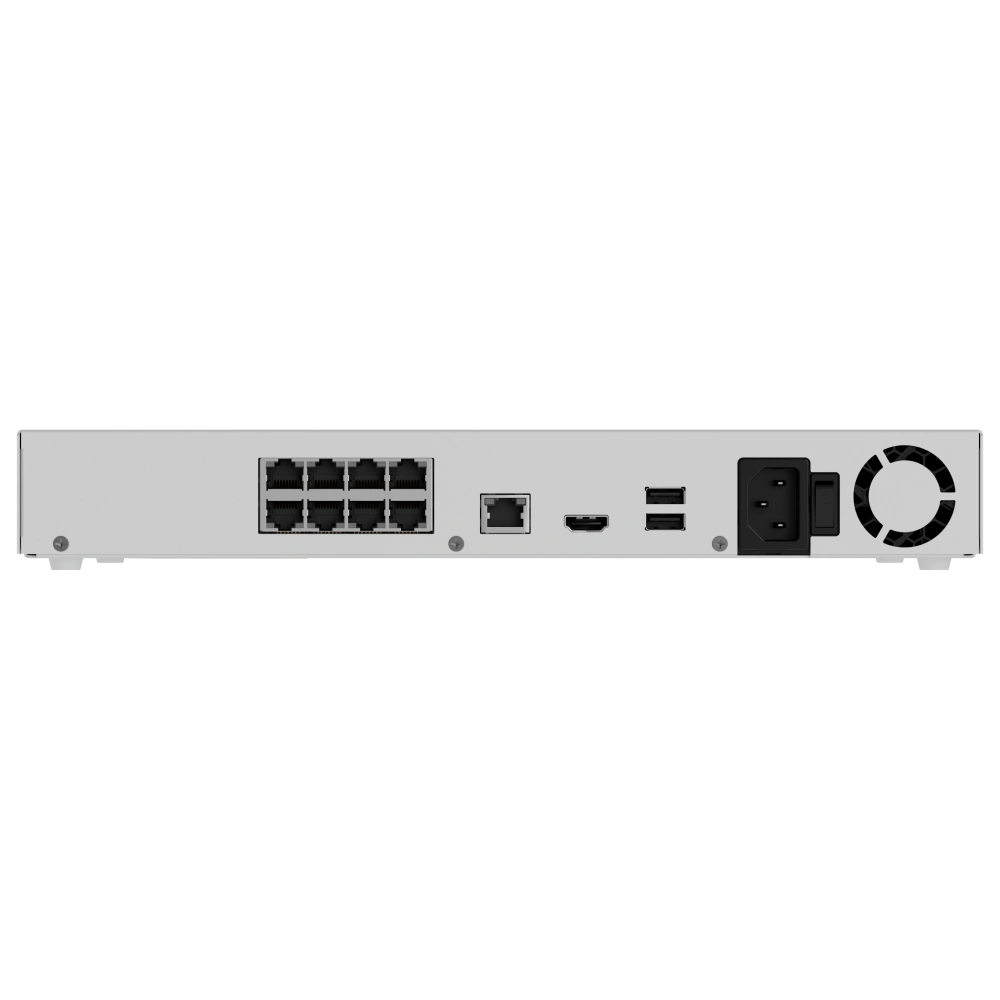 Ajax Superior NVR H2DAI8PAC (8ch) white 24ТБ PoE AI Відеореєстратор - Зображення 5