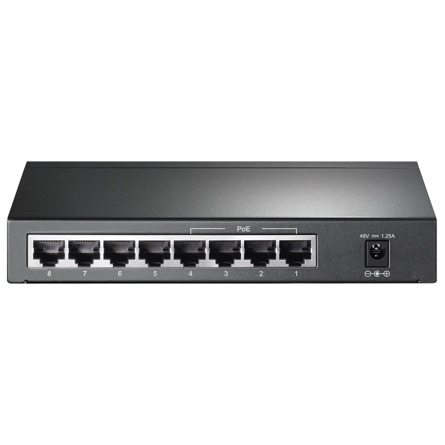 TP-LINK TL-SG1008P 8xGE (4xPoE) 65.2Вт Комутатор 8 портів некерований - Зображення 3