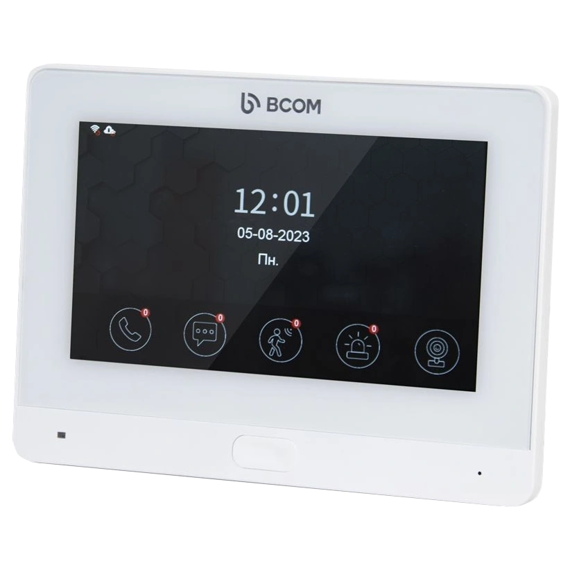 BCOM BD-760FHD/T White Відеодомофон
